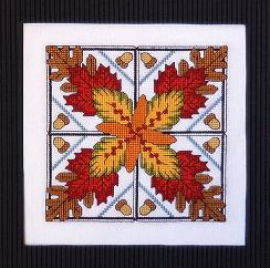 Fall in love with the beauty of  Autumn during the month of October! Printed chart $6.00 SRP