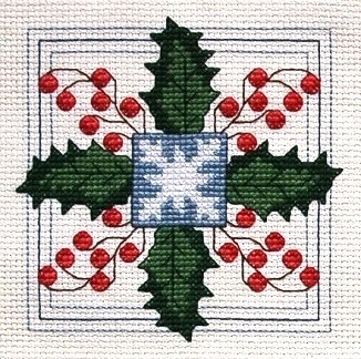 Seasonal Motifs. A set of four designs in one booklet. SRP $20.00   The Pretty Side of Winter. Stitch count: 54 x 54.